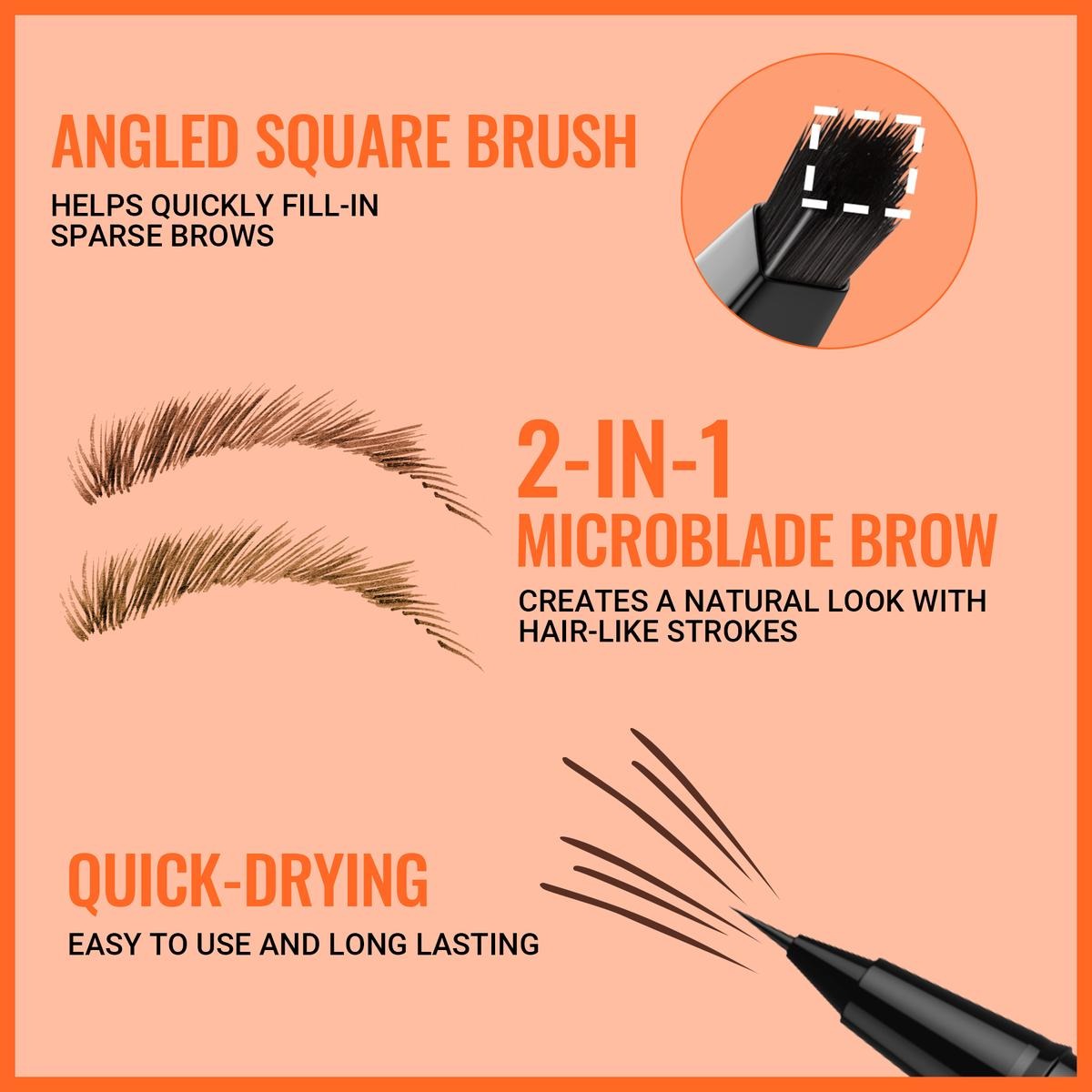 Stylo 4D Sourcils et Eyeliner 2-en-1