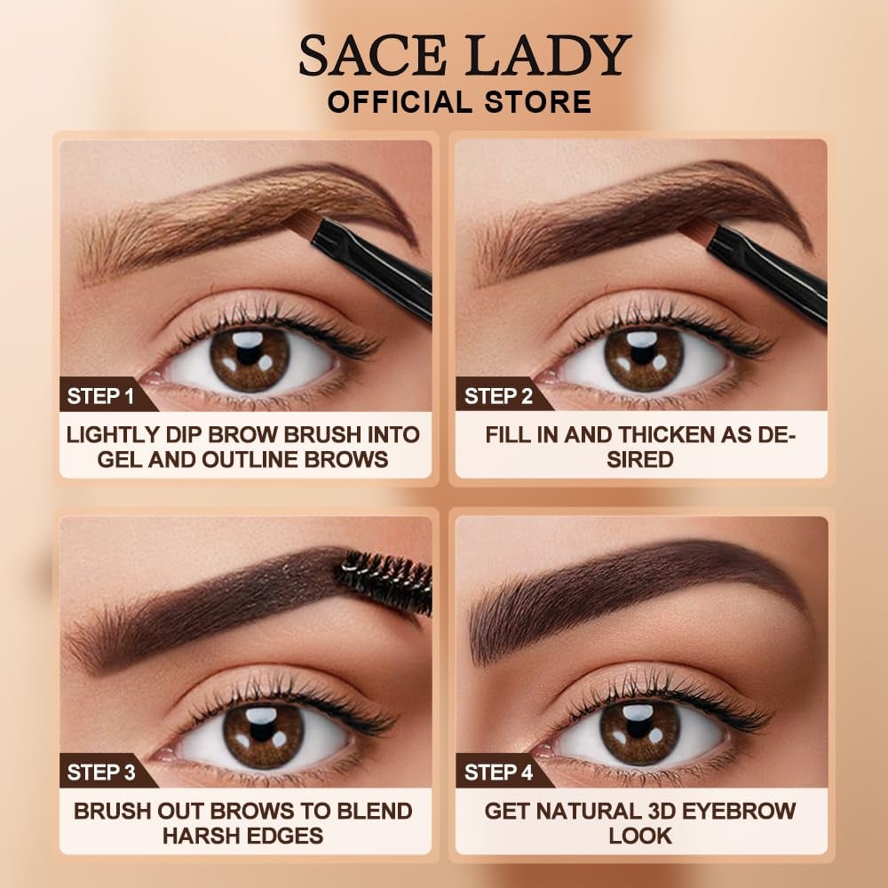 💝 1 Acheté = 1 Offert - Gel sourcils 3D – Tenue 24h Waterproof